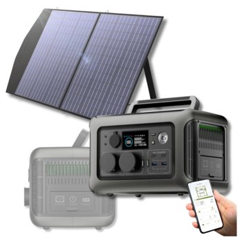Przenośny Akumulator Do Kampera Offgrid Allpowers R600 600W Solar 100W - Allpowers