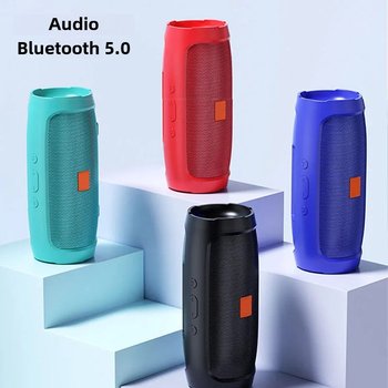 Przenośny głośnik Bluetooth, wodoodporny subwoofer stereo z obsługą FM i karty TF do użytku na zewnątrz i na kempingu - No name