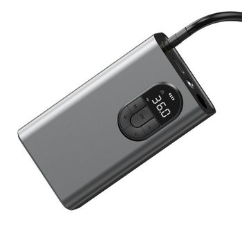 Przenośny kompresor sprężaraka pompka samochodowa, Baseus, Mini CRCQB02-0A, bezprzewodowa - Baseus