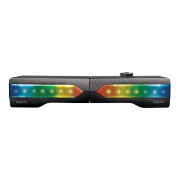 Przenośny Soundbar Z Oświetleniem Rgb I Bluetooth 5.0 - System Dźwiękowy Do Gier 2 W 1 - LogiLink