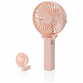 Przenośny Wentylator Ręczny Mini Usb Różowy Składany Wiatrak 3000Mah Biurko - Inny producent