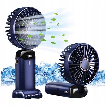 Przenośny Wentylator Ręczny Mini Usb Składany Wiatrak Biurkowy 5000 Mah - Inny producent