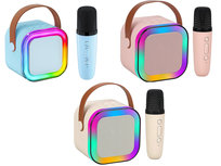 Przenośny Zestaw Do Karaoke Mikrofon + Głośnik Bezprzewodowy Bluetooth Usb Mix Pegaz Toys