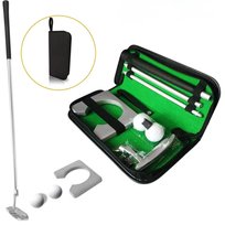 PRZENOŚNY ZESTAW DO TRENINGU GOLFA – MINI GOLF, PUTTER I AKCESORIA ĆWICZENIOWE Inna marka