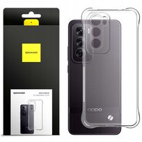 Przerzoczyste bezbarwne etui plecki Anti-Shock Spacecase do Oppo Reno 12 Pro 5G Spacecase