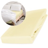 Prześcieradło 140x200 z gumką satyna bawełniana jednolite ANTYM