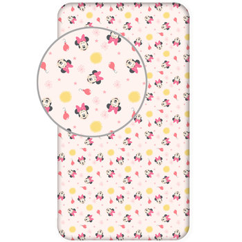 Prześcieradło 90x200 z gumką dziecięce do pojedynczego łóżka Myszka Minnie - Aptex