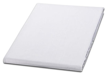 Prześcieradło bawełniane 200x220 Noris białe jednobarwne - Inny producent