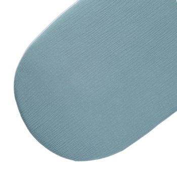 Prześcieradło bawełniane do kosza mojżesza / gondoli z gumką- EUKALIPTUSOWE - Like Moses