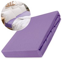 Prześcieradło Jersey Z/G 40X90 Fiolet Do Wózka