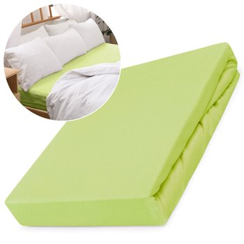 Prześcieradło Jersey Z/G 40X90 Limonka Do Wózka - Jerry Fabrics