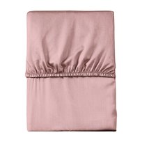 Prześcieradło mikrosatynowe 140x200 różowe jednobarwne z gumką Poly