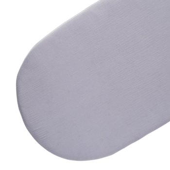 Prześcieradło muślinowe do kosza mojżesza / gondoli z gumką-  SZARE - Like Moses