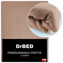 Prześcieradło z Gumką 140 x 200 Frotte IDEALNE DOPASOWANIE Mięsiste Trwałe