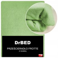 Prześcieradło z Gumką 140x200 Frotte ODPORNE NA ZMECHACENIA Zielone Polskie