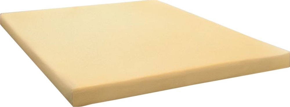 Prześcieradło z gumką, KZ, frotte, 200x220 cm, jasnożółty