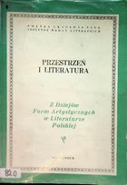 Przestrzeń i literatura z dziejów form artystycznych Głowiński Michał