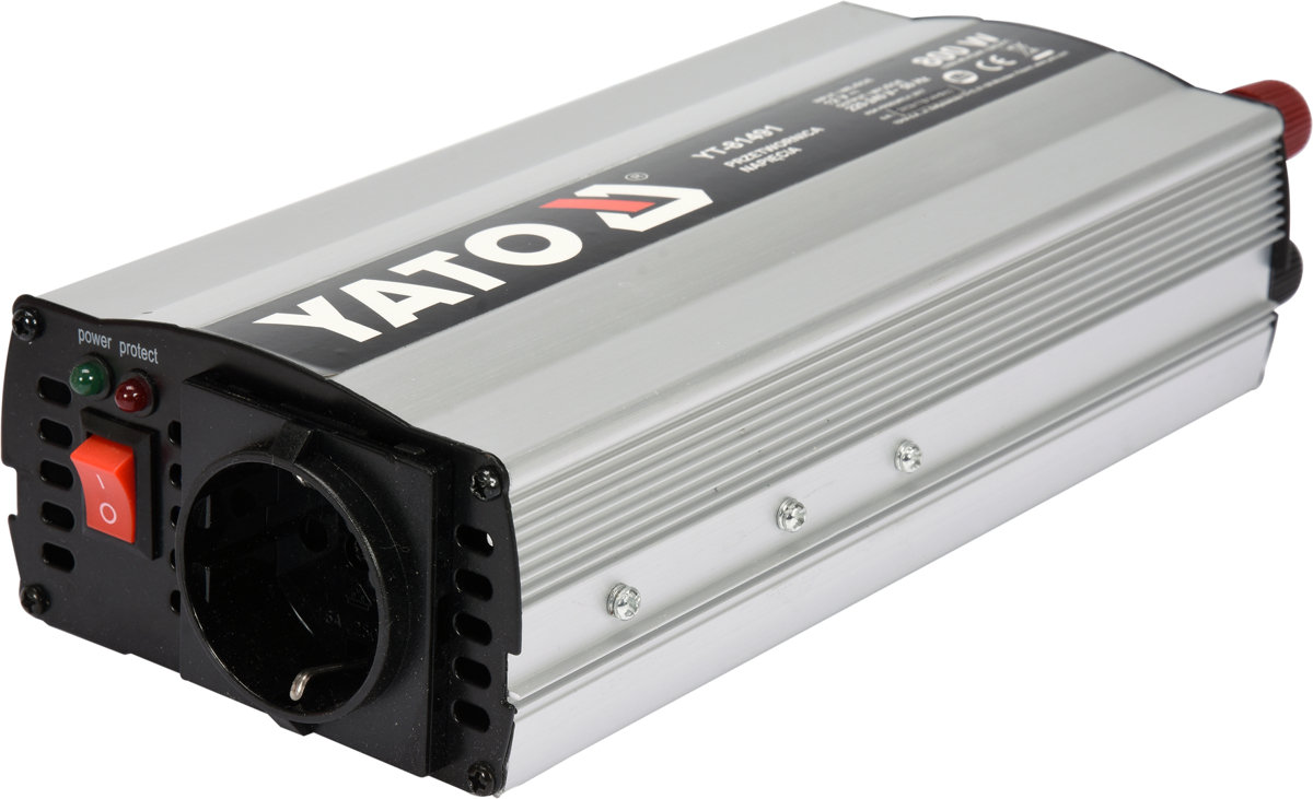 Przetwornica napięcia YATO, 12-230 V 800 W YT-81491
