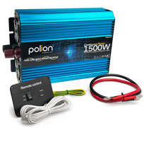 Przetwornica samochodowa inwerter napięcia DC/AC 24V 230V 1500W | Sinus