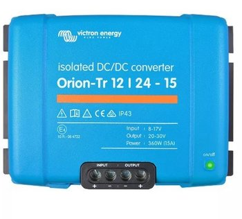 Przetwornica samochodowa Victron Energy Orion-Tr 12/24-15A 360 W (ORI122441110) - Victron Energy