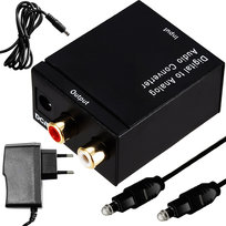 Przetwornik Cyfrowo Analogowy Dac + Kabel Optyczny retoo