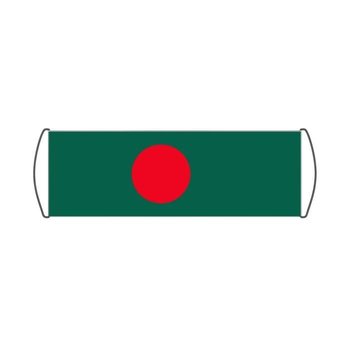 Przewijany baner Flaga Bangladeszu 17x50cm - Inna producent