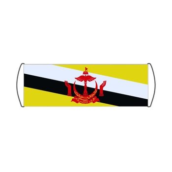 Przewijany baner Flaga Brunei 17x50cm - Inna producent