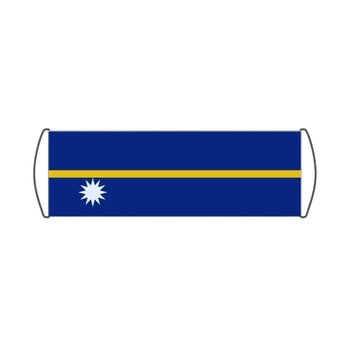 Przewijany baner Flaga Nauru 17x50cm - Inna producent