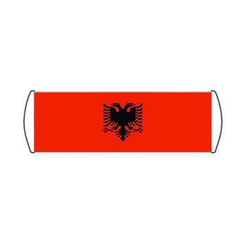 Przewiń Baner Flaga Albanii 17x50cm - Inna producent