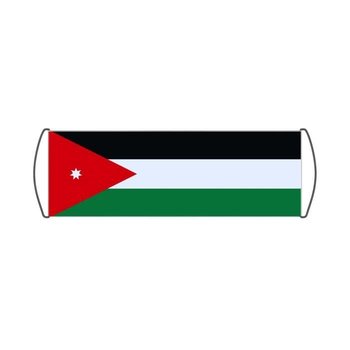 Przewiń baner Flaga Jordanii 17x50cm - Inna producent