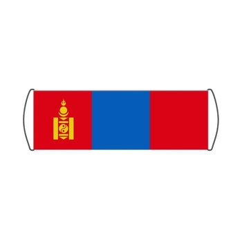 Przewiń baner Flaga Mongolii 17x50cm - Inna producent