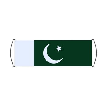Przewiń baner Flaga Pakistanu 17x50cm - Inna producent