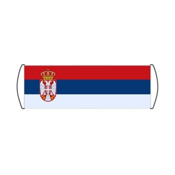 Przewiń baner Flaga Serbii 17x50cm - Inna producent