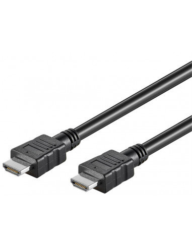 Фото - Кабель Goobay Przewód HDMI®/™ o dużej szybkości transmisji z obsługą Ethernet - Długość 