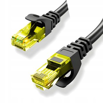 PRZEWÓD INTERNETOWY ETHERNET RJ45 CZARNY 20m KABEL SIECIOWY LAN CAT 6 UTP - Montis