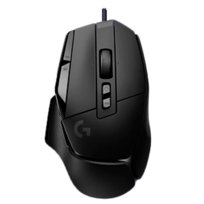 Przewodowa mysz do gier Logitech G G502 X — hybrydowe optyczno-mechaniczne przełączniki główne LIGHTFORCE, czujnik do gier HERO 25K, kompatybilna z komputerem PC — macOS/Windows — czarna PlatinumGames