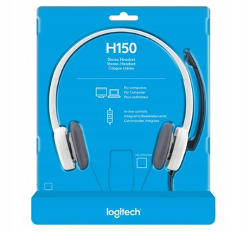 Przewodowy Zestaw Słuchawkowy Logitech H150 Biały 20Hz - 20KHz Z Mikrofonem - Logitech