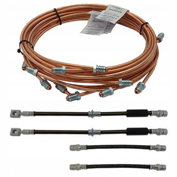 Przewody Hamulcowe Sztywne Miedziane + Przewody Elastyczne Opel Vectra B - PHU DONOCIK