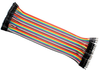 PRZEWODY MĘSKO-ŻEŃSKIE 40 SZT KABLE ZWORKI dla ARDUINO - ACS