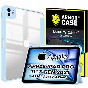 Przeźroczyste Etui Apple iPad Pro 11" 2021 A2301 A2459 A2460 NIEBIESKI - Armor Case