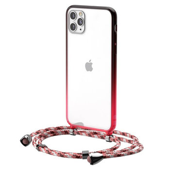 Przezroczyste etui Baseus Protective Case do iPhone 11 Pro Max (czerwony) - Baseus