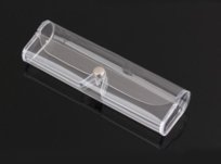 Przezroczyste Etui futerał na okulary korekcyjne