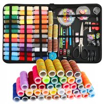 PRZYBORNIK KRAWIECKI Akcesoria do szycia Igły Nitki Zestaw XXL DUŻY 226 el