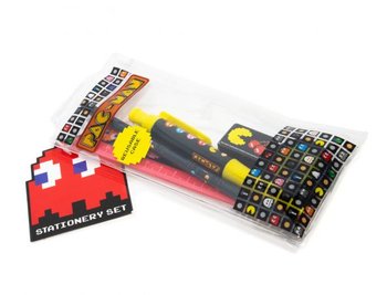Przybory szkolne Pac-Man zestaw Długopis ołówek zeszyt linijka 6 el - MaxiProfi