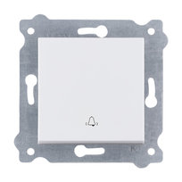 Przycisk dzwonkowy  Exen Biały