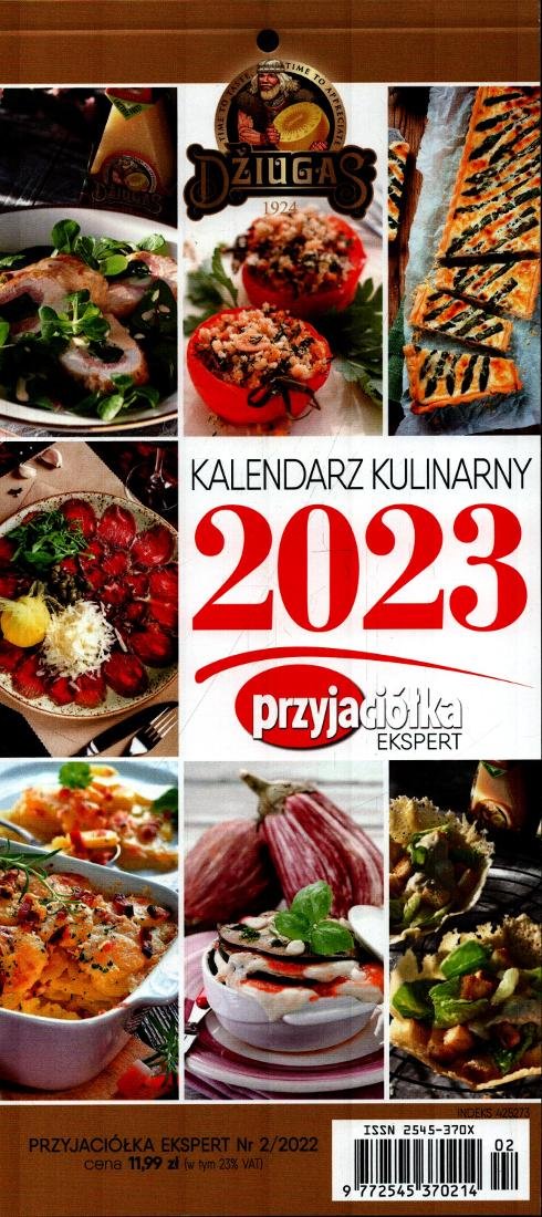 Przyjaciółka Ekspert Kalendarz Kulinarny 2023 Wydawnictwo Bauer Sp Z Oo Sk Prasa Sklep 2689