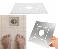 PRZYMIAR WZORNIK SZABLON DO PŁYTEK GRES ODPŁYW KRATKA ŚCIEK PRZECINARKA