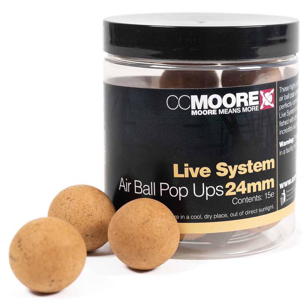 Фото - Приманка / наживка CC Moore Przynęta Kulki Pływające  Air Ball Pop Ups Live System 24 Mm 