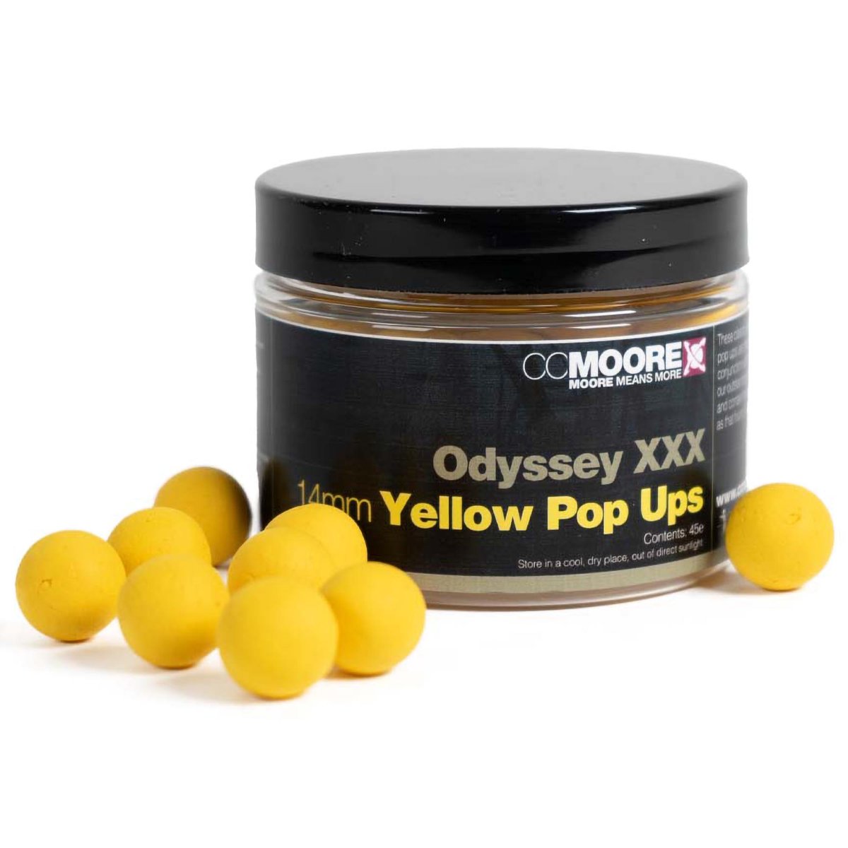 Фото - Приманка / наживка CC Moore Przynęta Kulki Pływające  Yellow Pop Up Odyssey Xxx 14 Mm 