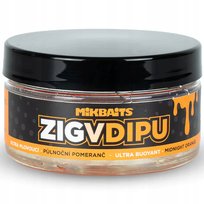 PRZYNĘTA KULKI PŁYWAJĄCE POP UP MIKBAITS ZIG W DIPIE MIDNIGHT ORANGE 15 MM